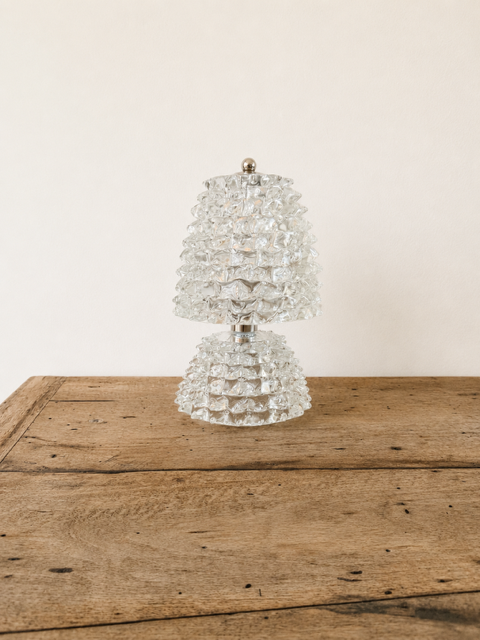 Murano Rostrato Glass Table Lamp