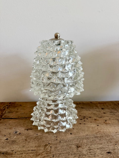 Murano Rostrato Glass Table Lamp